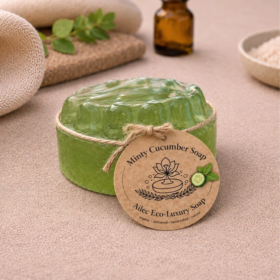 Minty Cucumber Soap