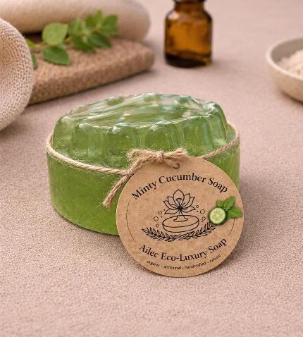 Minty Cucumber Soap