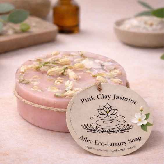 Pink Clay Jasmine Bar