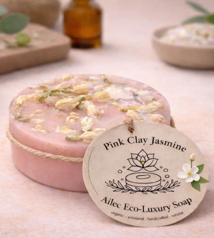 Pink Clay Jasmine Bar