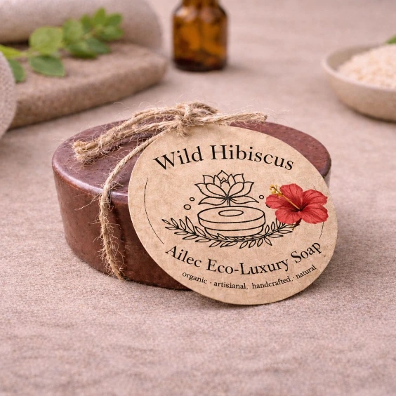 Wild Hibiscus Ailec Eco-luxury Soap